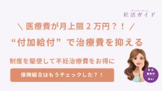 【保存版】知らなきゃ損する“付加給付制度”とは？不妊治療費が劇的に変わる！